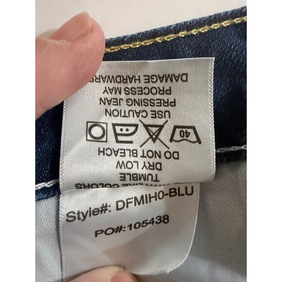 Cowgirl Tuff Co. Don't Fence Me In Bootcut Jeans Womens Size 29L Blue Denim Wes - Picture 8 of 13